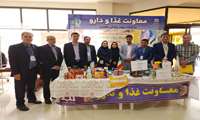 دیدار استاندار همدان از غرفه های معاونت غذا و دارو و واحدهای تولیدی برتر