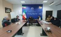 جلسه ای با حضور مدیر تجهیزات پزشکی معاونت غذا و دارو با مدیر بیمارستان قلب فرشچیان